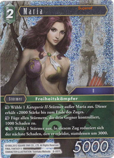 Final Fantasy Opus 6-057 L Maria Wind
