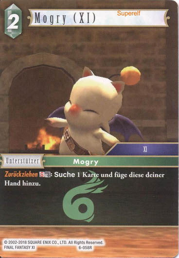 Final Fantasy Opus 6-058 R Mogry (XI) Wind