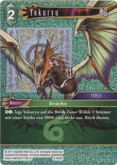 Final Fantasy Opus 6-059 R Yokuryu Wind