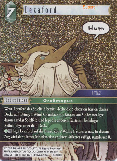 Final Fantasy Opus 6-060 H Lezaford Wind