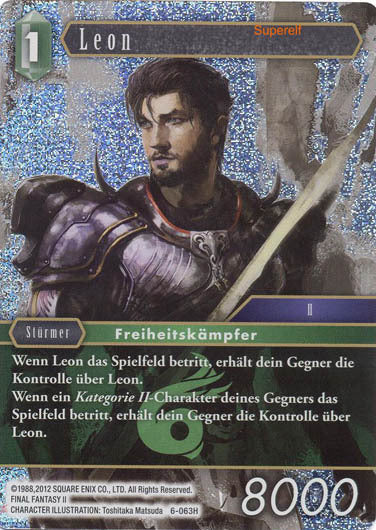 Final Fantasy Opus 6-063 H Leon Wind