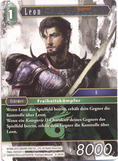 Final Fantasy Opus 6-063 H Leon Wind