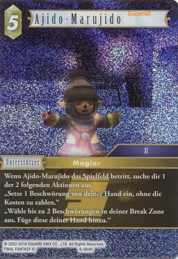 Final Fantasy Opus 6-064 H Ajido-Marujido Erde