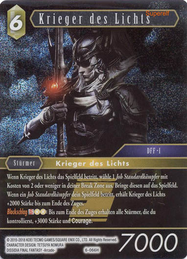 Final Fantasy Opus 6-066 H Krieger des Lichts Erde