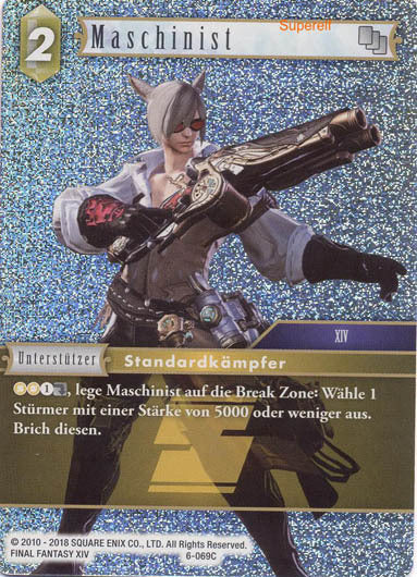 Final Fantasy Opus 6-069 C Maschinist Erde