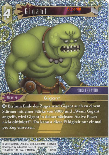 Final Fantasy Opus 6-070 C Gigant Erde