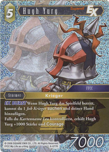 Final Fantasy Opus 6-077 R Hugh Yurg Erde