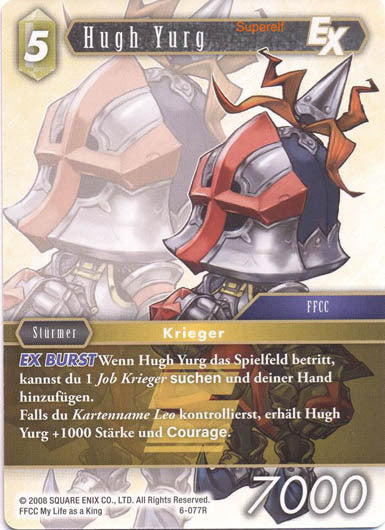 Final Fantasy Opus 6-077 R Hugh Yurg Erde