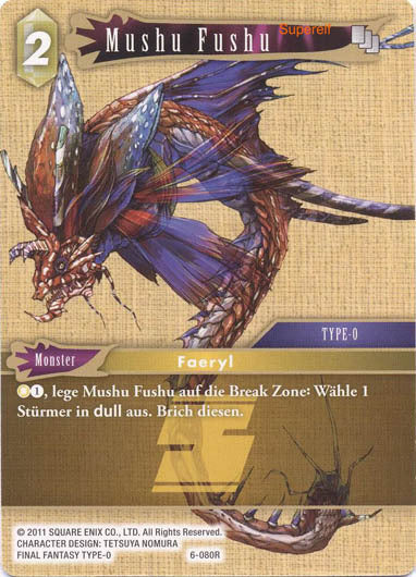 Final Fantasy Opus 6-080 R Mushu Fushu Erde