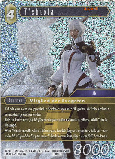 Final Fantasy Opus 6-083 H Y'shtola Erde