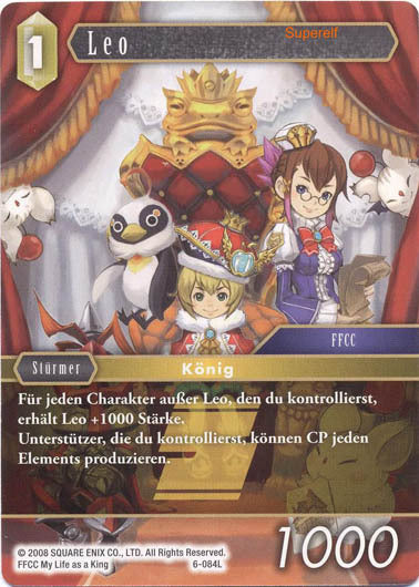 Final Fantasy Opus 6-084 L Leo Erde