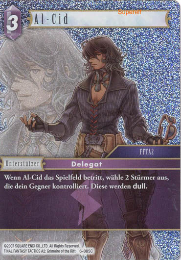 Final Fantasy Opus 6-085 C Al-Cid Blitz