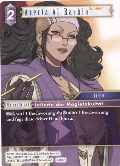Final Fantasy Opus 6-086 H Arecia Al-Rashia Blitz