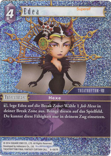 Final Fantasy Opus 6-087 R Edea Blitz