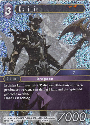 Final Fantasy Opus 6-089 R Estinien Blitz