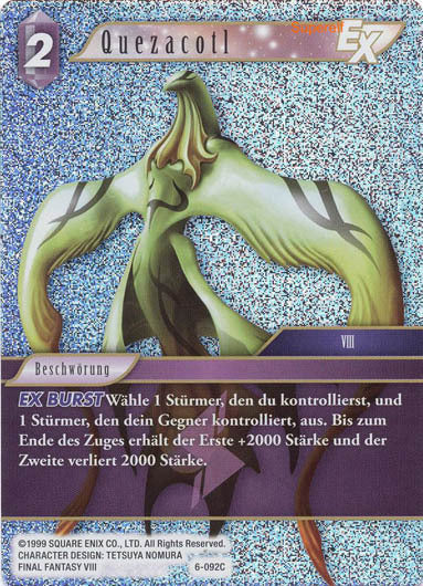 Final Fantasy Opus 6-092 C Quezacotl Blitz
