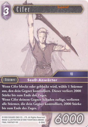 Final Fantasy Opus 6-094 L Cifer Blitz