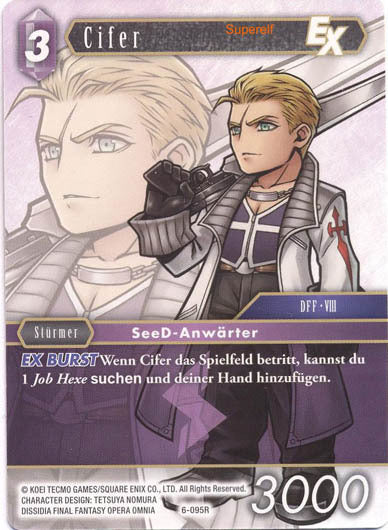 Final Fantasy Opus 6-095 R Cifer Blitz