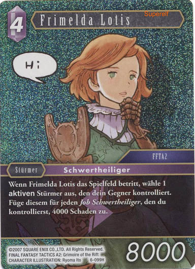 Final Fantasy Opus 6-099 H Frimelda Lotis Blitz