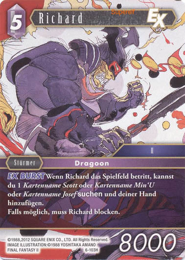 Final Fantasy Opus 6-103 H Richard Blitz