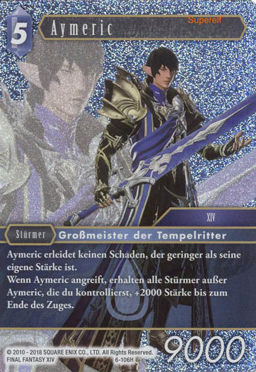 Final Fantasy Opus 6-106 H Aymeric Wasser