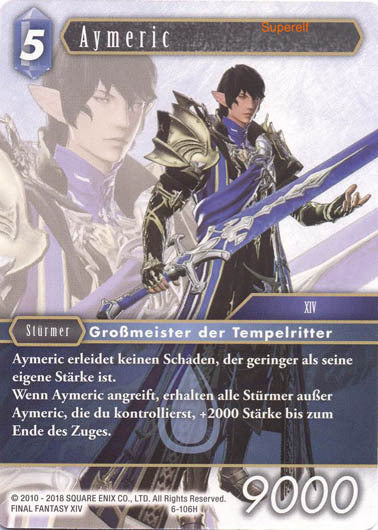 Final Fantasy Opus 6-106 H Aymeric Wasser