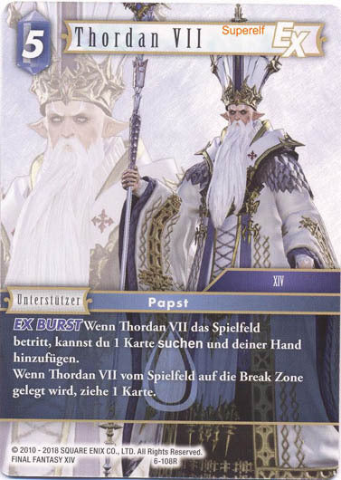 Final Fantasy Opus 6-108 R Thordan VII Wasser