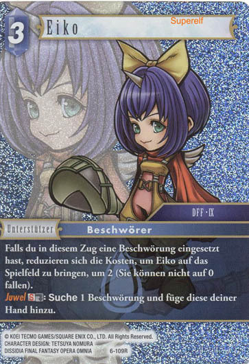 Final Fantasy Opus 6-109 R Eiko Wasser