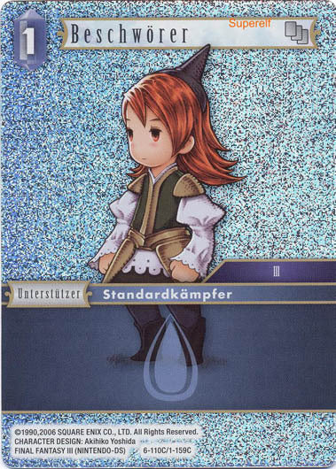 Final Fantasy Opus 6-110 C Beschwörer Wasser