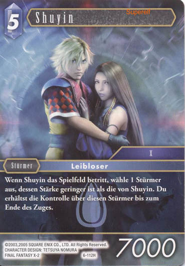 Final Fantasy Opus 6-112 H Shuyin Wasser