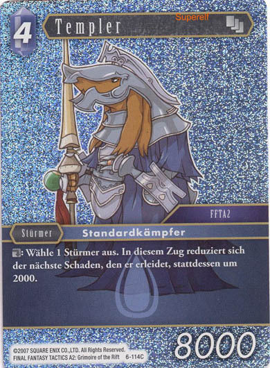Final Fantasy Opus 6-114 C Templer Wasser