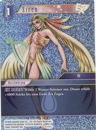 Final Fantasy Opus 6-117 C Siren Wasser