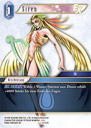 Final Fantasy Opus 6-117 C Siren Wasser