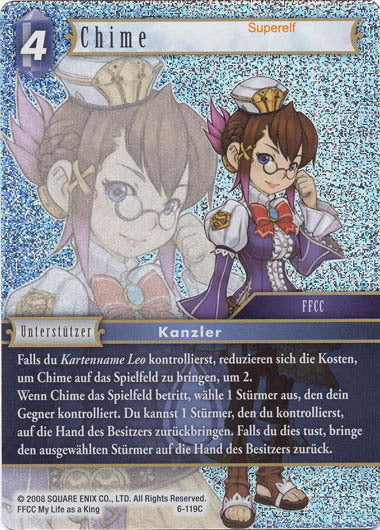 Final Fantasy Opus 6-119 C Chime Wasser