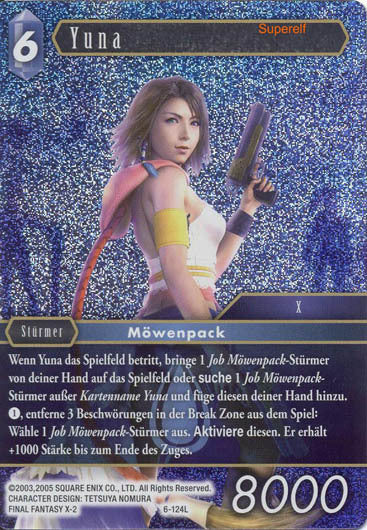 Final Fantasy Opus 6-124 L Yuna Wasser