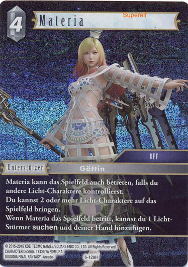 Final Fantasy Opus 6-128 H Materia Licht