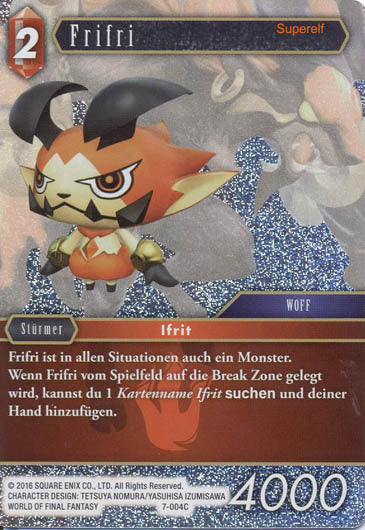 Final Fantasy Opus 7-004 C Frifri Feuer