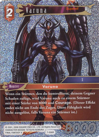 Final Fantasy Opus 7-006 R Varuna Feuer