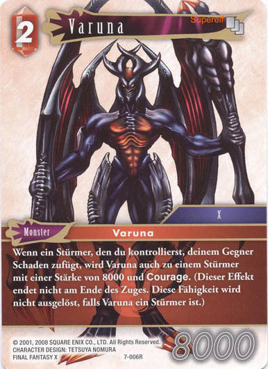 Final Fantasy Opus 7-006 R Varuna Feuer
