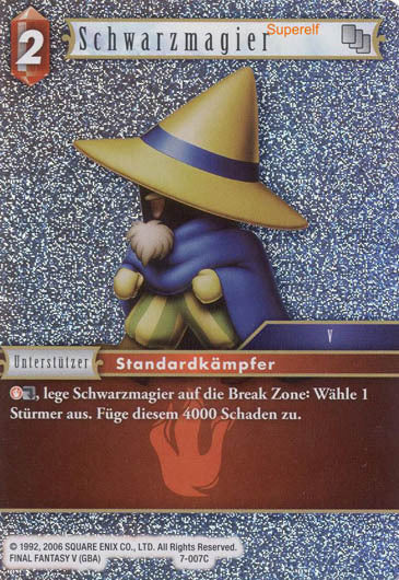 Final Fantasy Opus 7-007 C Schwarzmagier Feuer