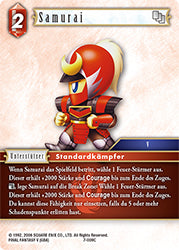 Final Fantasy Opus 7-009 C Samurai Feuer