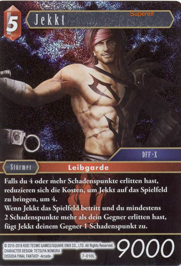 Final Fantasy Opus 7-010 L Jekkt Feuer