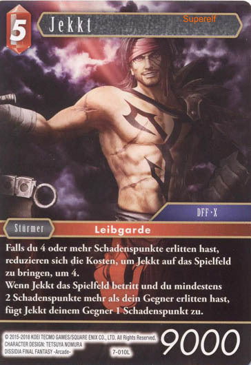 Final Fantasy Opus 7-010 L Jekkt Feuer