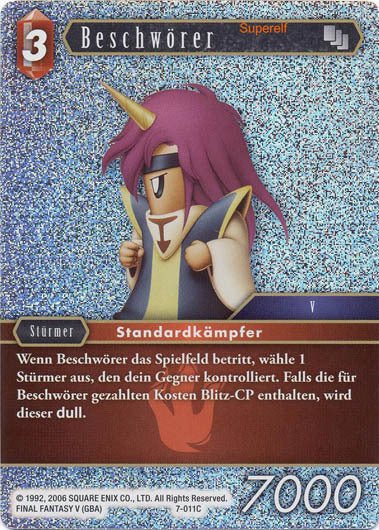 Final Fantasy Opus 7-011 C Beschwörer Feuer