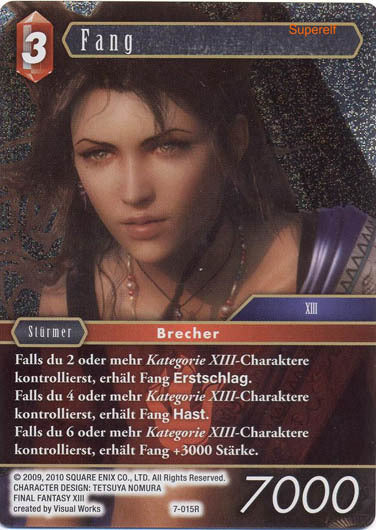 Final Fantasy Opus 7-015 R Fang Feuer