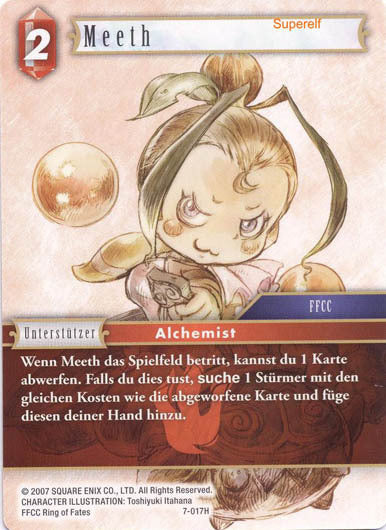 Final Fantasy Opus 7-017 H Meeth Feuer