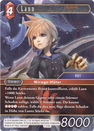 Final Fantasy Opus 7-018 L Lann Feuer