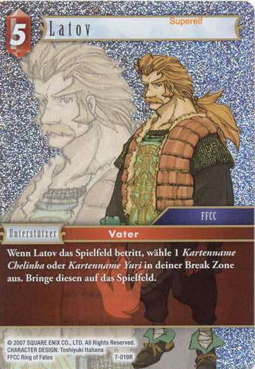 Final Fantasy Opus 7-019 R Latov Feuer
