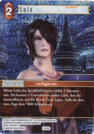 Final Fantasy Opus 7-020 C Lulu Feuer
