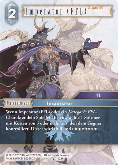 Final Fantasy Opus 7-022 H Imperator (FFL) Eis
